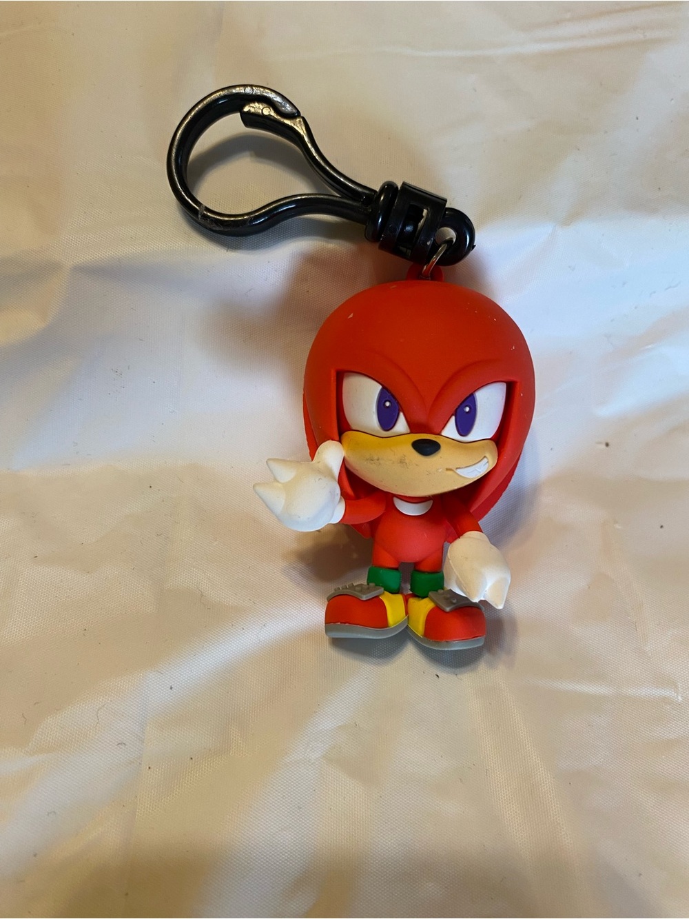 Red Knuckles Keychain Phone Accessory - Branded Character Clip
